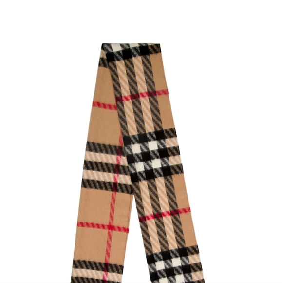 BURBERRY LONDON Cashmere Nova Check Pattern Scarf - Picture 3 of 3